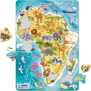 Dodo Dodo Puzzle ramkowe Mapa Afryki 53 elementy 1