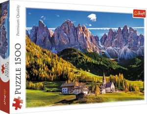 Trefl Puzzle 1500 Dolina Val di Funes Włochy 26163 1