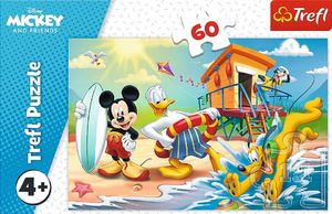 Trefl Puzzle 60 Ciekawy dzień Mikiego i przyjaciół Myszka Mickey Miki 17359 3