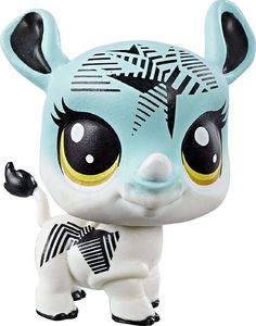 Figurka Hasbro Littlest Pet Shop Sapphire Rhinostar figurka z ruchomą głową 2