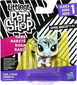 Figurka Hasbro Littlest Pet Shop Sapphire Rhinostar figurka z ruchomą głową 3