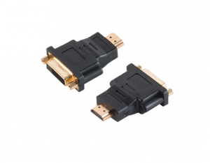Adapter AV HDMI - DVI-D czarny 1