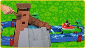 Aquaplay Tor Wodny Kraina Przygód 138x88x47 cm 14