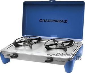 Campingaz Campingaz Camping Kitchen 2 DE, gas cooker (gray, for refillable gas bottles) 1