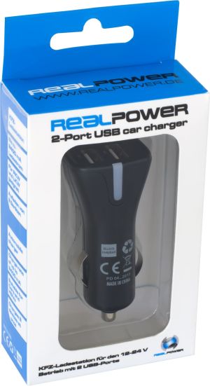 Ładowarka Realpower 2 x USB 12/24V (163751) 3
