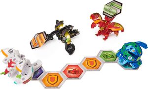 Figurka Spin Master Bakugan Baku-Gear zestaw 4 figurki i karty Sabra x Pyravian Ultra 4
