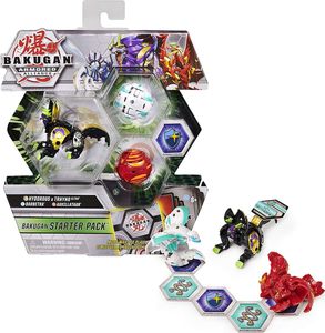 Figurka Spin Master Bakugan Starter Hydorous Trhyno Ultra Barbetra Auxillataur+karty 1