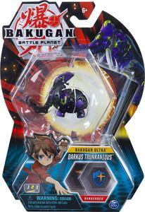 Figurka Spin Master Bakugan Ultra Darkus Trunkanious zestaw figurka i karty (20119410) 1
