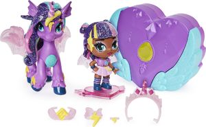 Figurka Spin Master Hatchimals Pixies Riders - laleczka Moonlight Mia i zwierzak Unicornix Dark Unicorn (20127462) 5