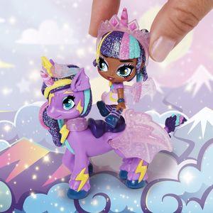 Figurka Spin Master Hatchimals Pixies Riders - laleczka Moonlight Mia i zwierzak Unicornix Dark Unicorn (20127462) 9