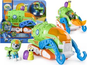 Figurka Spin Master Spin Master Psi Patrol Morski Łódź Śmieciarka Rocky ze ślimakiem 1