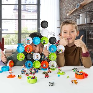 Figurka Spin Master Tech Deck Dudes zestaw 4 figurek deskorolkarzy z pomarańczowym pudełkiem-ekspozytorem 15