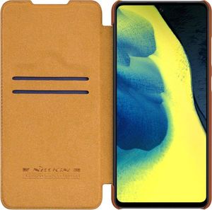 Nillkin Etui Nillkin QIN do Samsung Galaxy A72 5G/4G (Brązowe) uniwersalny 2
