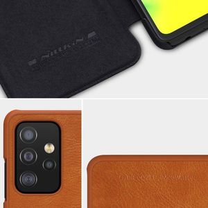 Nillkin Etui Nillkin QIN do Samsung Galaxy A52 5G/4G (Czerwone) uniwersalny 8