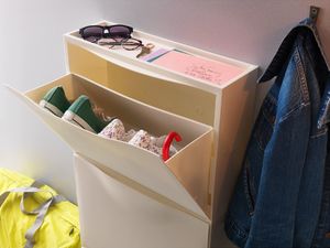 Ikea IKEA TRONES SZAFKA NA BUTY OBUWIE BIAŁA 2 SZTUKI 2