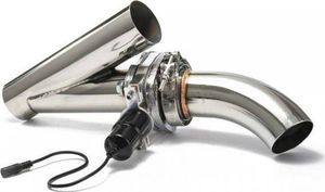 TurboWorks_D Przepustnica Wydechu 2" 51MM V-Band Pilot + Przełącznik 6