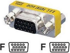Adapter AV Equip D-Sub (VGA) - D-Sub (VGA) żółty (124321) 2