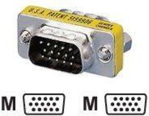 Adapter AV Equip D-Sub (VGA) - D-Sub (VGA) żółty (124320) 2