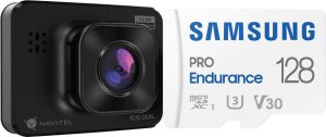 Wideorejestrator Navitel Wideorejestrator Navitel R250 Dual + Karta Samsung PRO Endurance 2022 MicroSDXC 128 GB Class 11