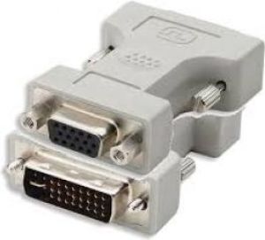 Adapter AV Equip DVI-I - D-Sub (VGA) beżowy (118945) 2