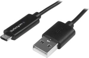 Kabel USB StarTech USB-A - microUSB 1 m Czarny (USBAUBL1M) 1