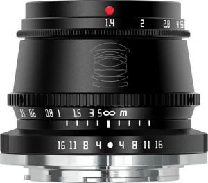 Obiektyw TTArtisan 35mm F1.4 APS-C M43 1