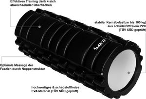 Movit Roller do masażu czarny 4