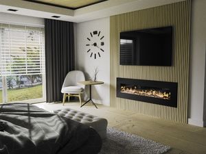 Aflamo Kominek Elektryczny Ścienny Albion Bez Funkcji Grzania 42 NH 110 cm 6