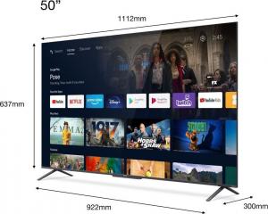 Telewizor TCL 50C725 QLED 50'' 4K Ultra HD Android 8