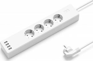 Listwa zasilająca Meross przeciwprzepięciowa 4 gniazd 1.8 m biała (MSS425F) 2