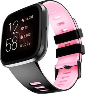 Fitbit VERSA Pasek jakośc Q Fitbit Versa Lite/Versa 2 różowy 2