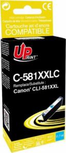 Tusz UPrint UPrint kompatybilny ink / tusz z CLI-581C XXL, cyan, 11,7ml, C-581XXLC, very high capacity, dla Canon PIXMA TR7550, TR8550, TS6150 1