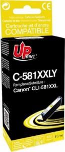 Tusz UPrint UPrint kompatybilny ink / tusz z CLI-581Y XXL, yellow, 11.7ml, C-581XXLY, very high capacity, dla Canon PIXMA TR7550, TR8550, TS61 1
