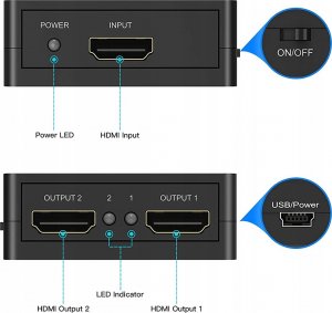 Marmitek Marmitek HDMI Splitter Split 612 UHD 2.0 2