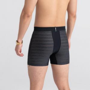 SAXX HOT SHOT BOXER BRIEF FLY BLACK HEATHER S 3