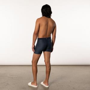 SAXX HOT SHOT BOXER BRIEF FLY DARK DENIM HEATHER S 2