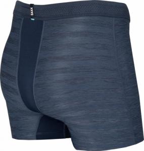 SAXX HOT SHOT BOXER BRIEF FLY DARK DENIM HEATHER S 4