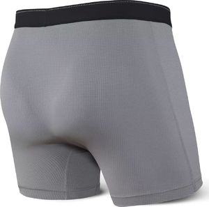 SAXX QUEST BOXER BR FLY DARK CHARCOAL II S 2