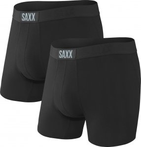 SAXX VIBE BOXER BRIEF 2PK BLACK/BLACK M 1