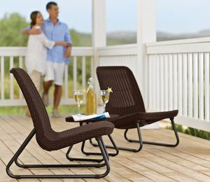 Keter Rio Patio set - brązowy 3