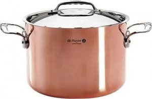 De Buyer De Buyer Prima Matera Saucepot copper/steel high 24cm induction 12