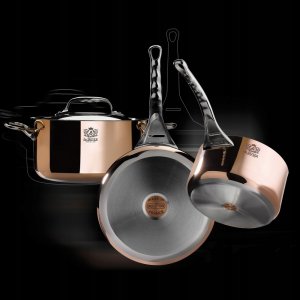 De Buyer De Buyer Prima Matera Saucepot copper/steel high 24cm induction 2