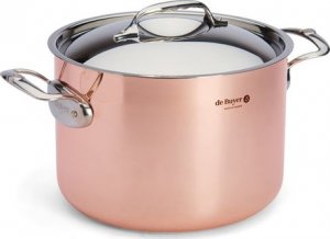 De Buyer De Buyer Prima Matera Saucepot copper/steel high 24cm induction 4