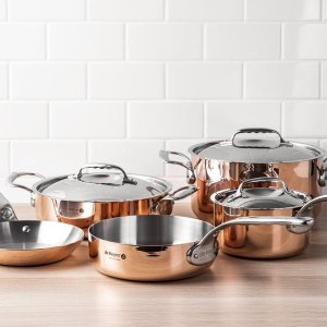 De Buyer De Buyer Prima Matera Saucepot copper/steel high 24cm induction 10