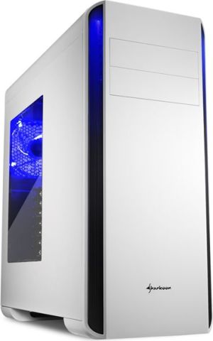 Obudowa Sharkoon BW9000-W Midi-Tower, Biały, Okno (4044951017942) 2