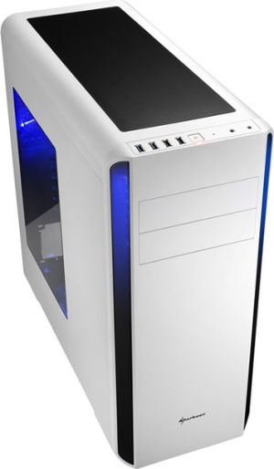 Obudowa Sharkoon BW9000-W Midi-Tower, Biały, Okno (4044951017942) 4