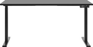 Biurko Beliani Czarne 160 cm x 72 cm 2
