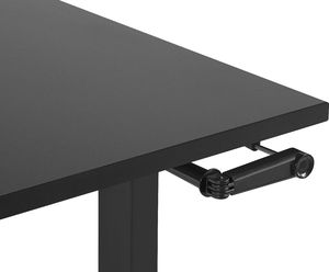 Biurko Beliani Czarne 160 cm x 72 cm 3