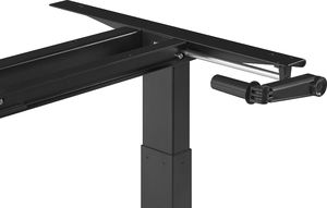 Biurko Beliani Czarne 160 cm x 72 cm 5