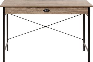 Biurko Beliani Casco Brązowe 120 cm x 60 cm 2